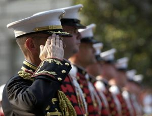 military salute